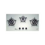 TGC TRTB83ST-G(WR) 80厘米 嵌入式三頭煤氣爐 (白色玻璃)